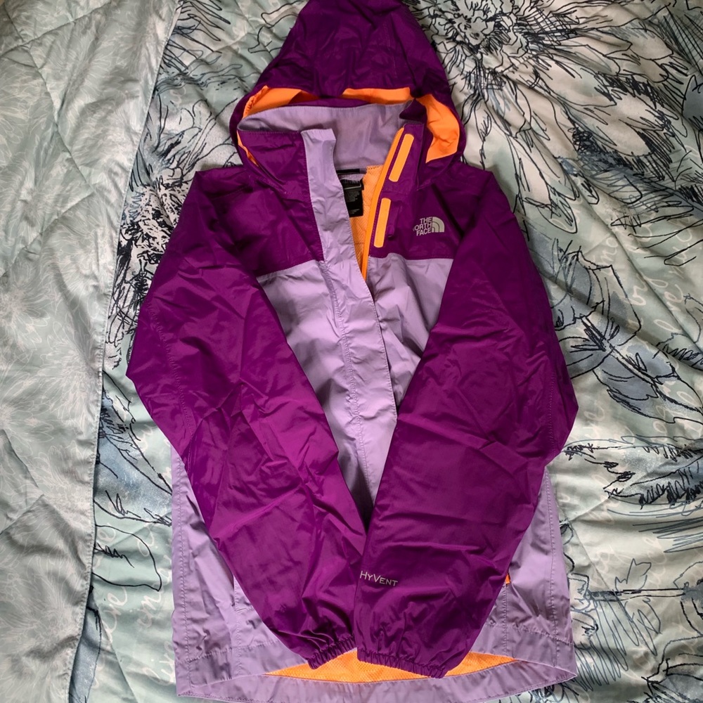Kids North Face rain jacket